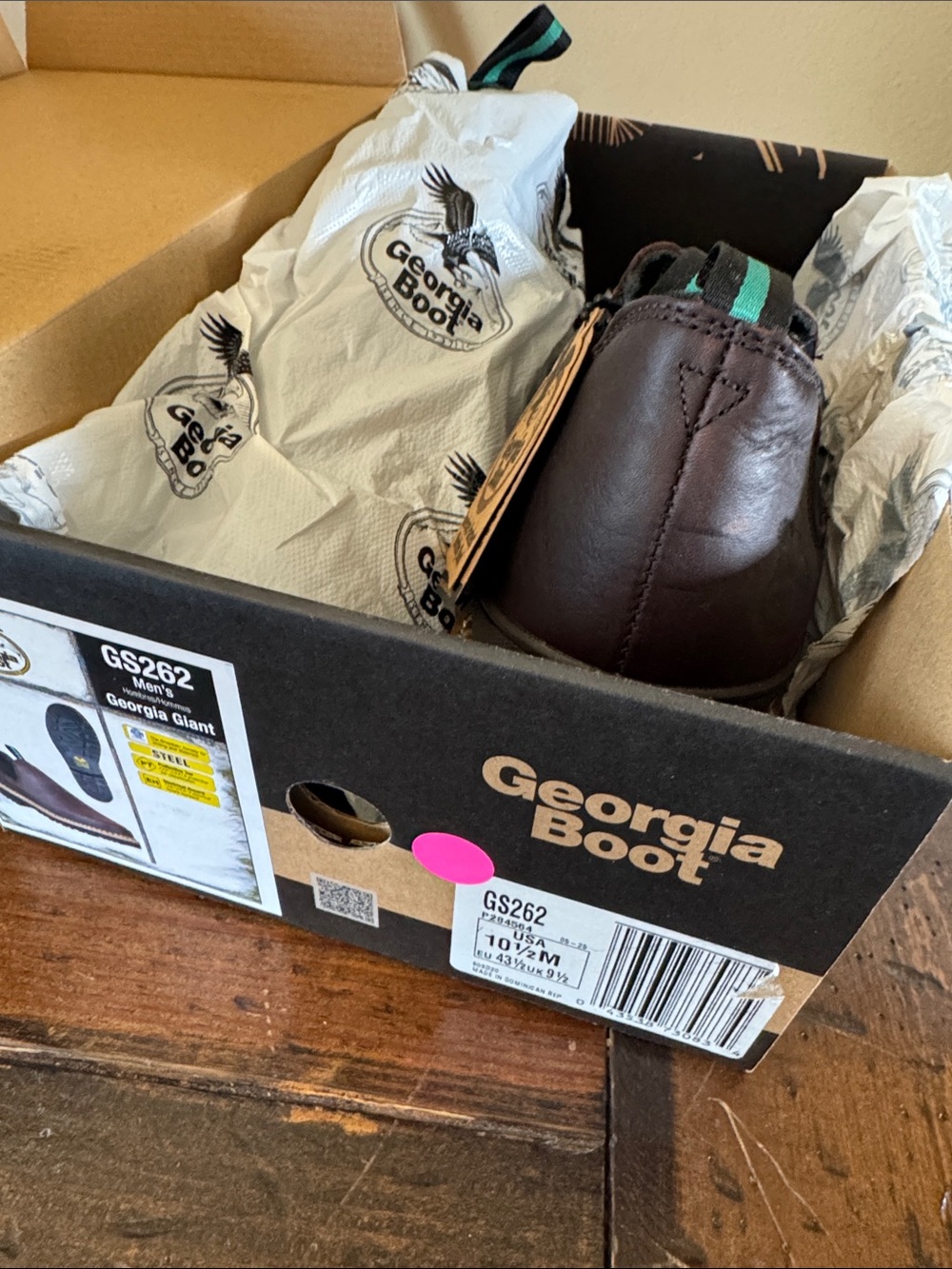 Georgia Boot Men’s Romeo’s steel toe 10.5W - Picture 6 of 7